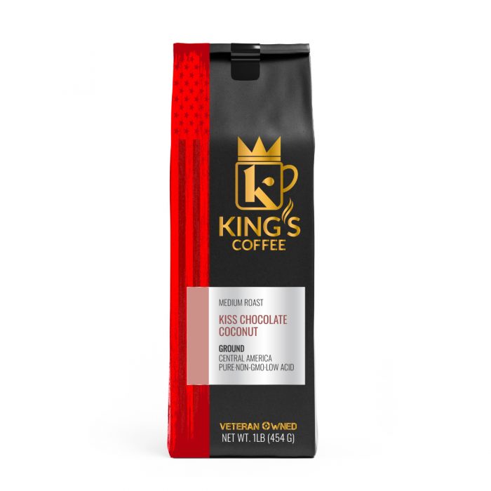 King's Coffee - Kiss Chocolate Coconut-Ground